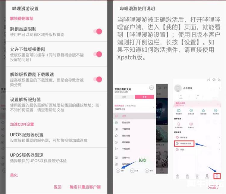 哔哩哔哩APP(b站漫游版) v7.11.0 哔哩漫游版,b站去广告版