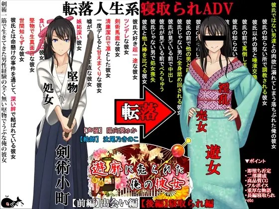 [精品ADV/汉化/NTR] 卖给技院的我的女朋友 遊郭に売られた俺の彼女 Ver2.02 AI汉化版 [1.3G/百度]